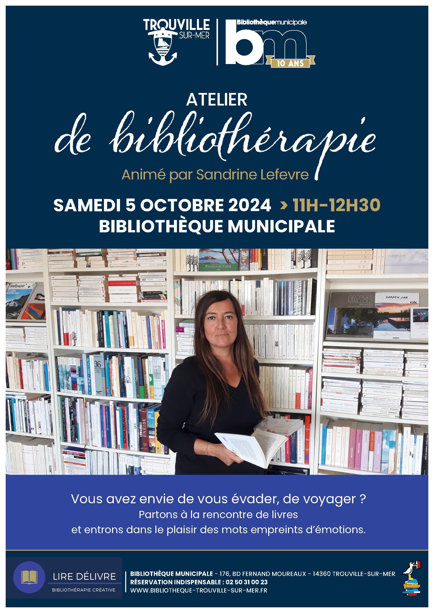 Atelier de bibliothérapie